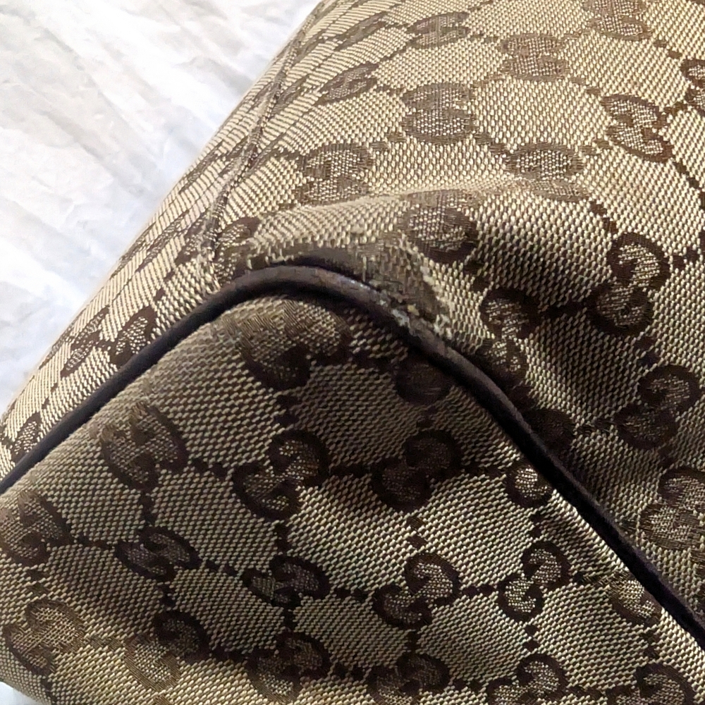 GUCCI Sukey Large Original GG Canvas Tote/Shoulder/Hobo Bag - Picture 6 of 14